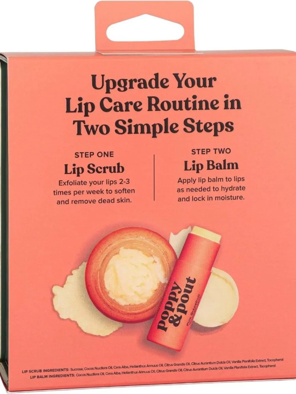 Natural Lip Care Set | Exfoliating Lip Scrub & Moisturizing Balm | Eco-Friendly